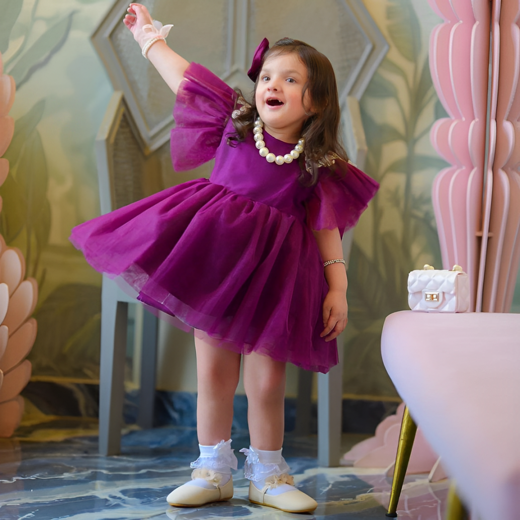 Baby Magenta Fairy Frock