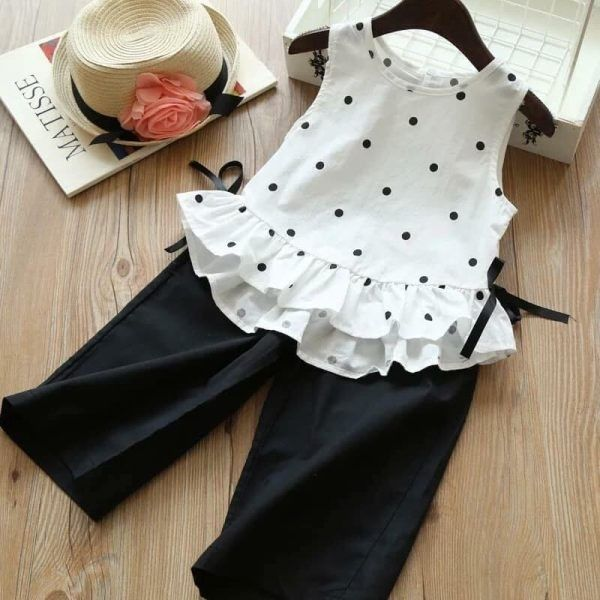 Black & White Dotted Dress