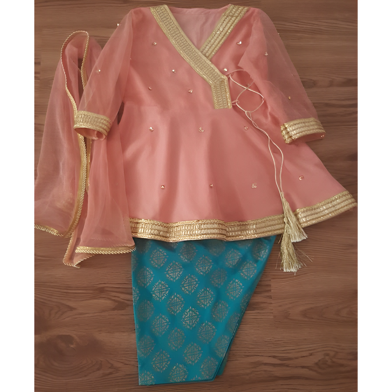 Baby Banarsi Suit (03 Piece)