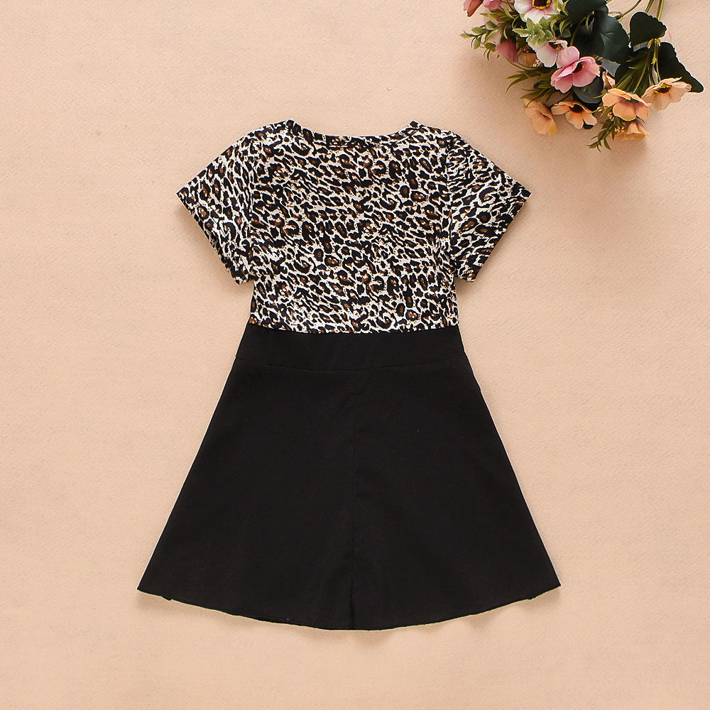 Baby Black Cheetah Print Frock