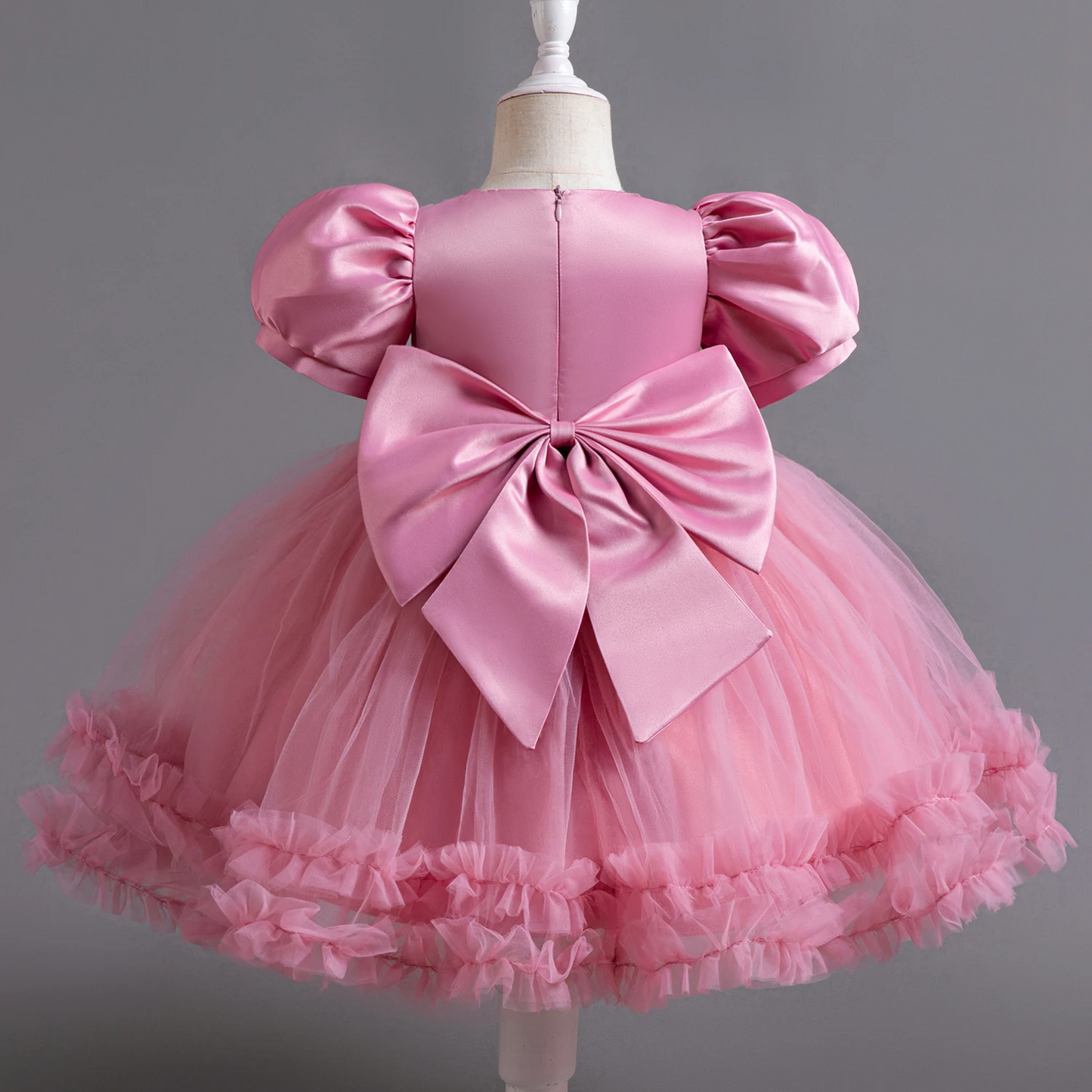 Baby Girl Pink Fluffy Princess Frock