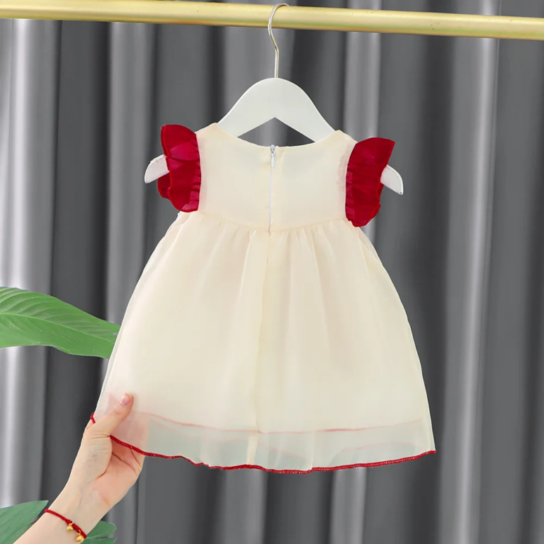 Baby Red & White Twilight Princess Frock