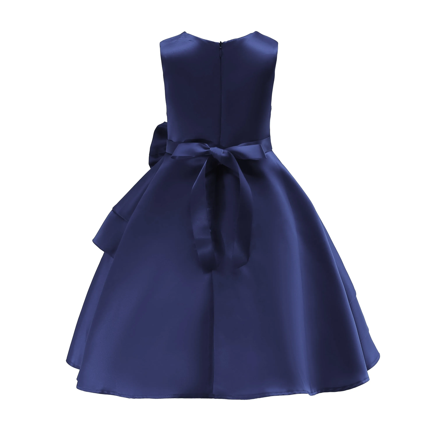 Baby Royal Blue Multi Cross Layered Bow Maxi