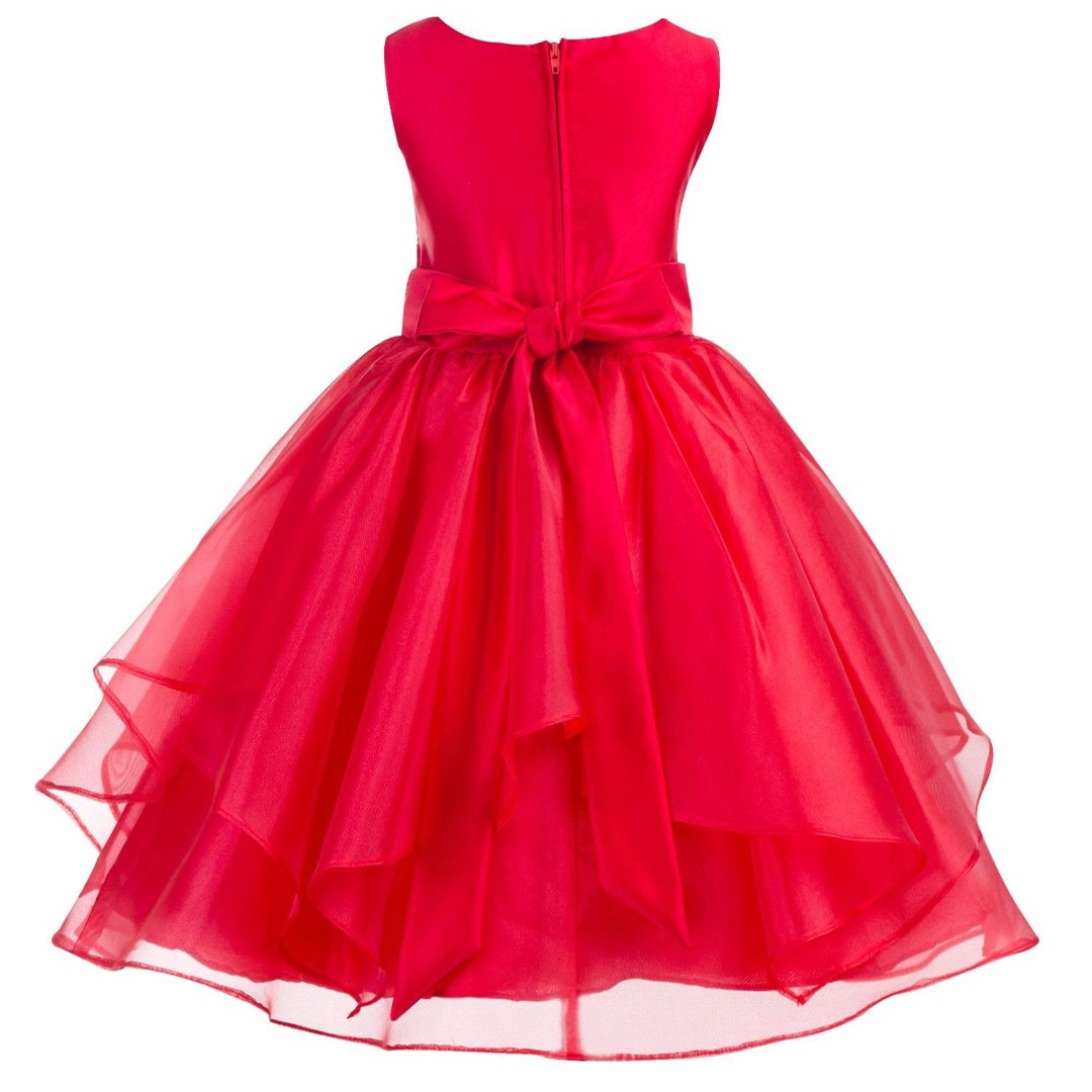 Baby Red Fairy Sleeveless Frock