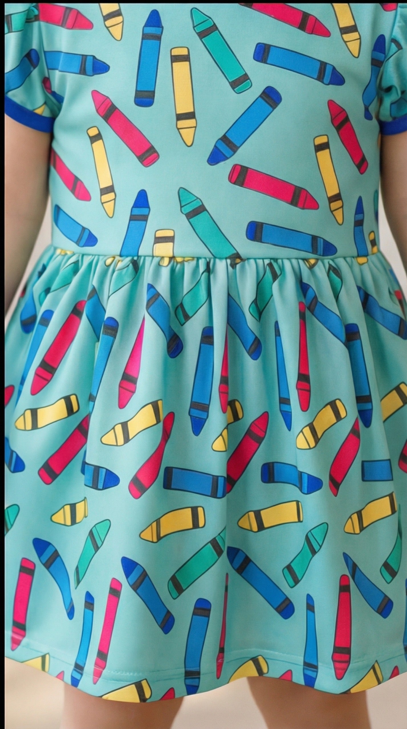 Baby Pencils Print Frock